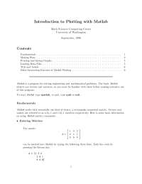 Introduction to Plotting with Matlab - Numerical Analysis | MATH 514 ...