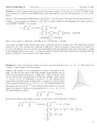 Quiz 8 with Solution for Calculus III | MATH 215 - Docsity