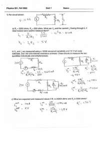 Quiz 1 with Solutions - Electric Circuits and Electronics | PHYSICS 321 ...