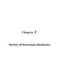 Review of Newtonian Mechanics - University Physics III | PHY 241 - Docsity