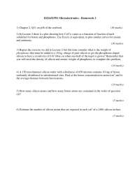 Homework 2 Questions - Fundamentals of CMOS and MEMS | EEE 435 - Docsity