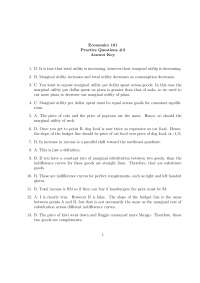 Practice Questions 3 - Principles of Microeconomics | ECON 101 - Docsity