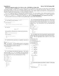Test 3 - Determination of Derivatives - Calculus for Engineers I | MAT ...