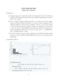 Homework 5 with Solutions - Engineering Statistics | STAT 305 - Docsity