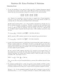 Problems Solution for Exam - Introduction to Probability and Statistics ...