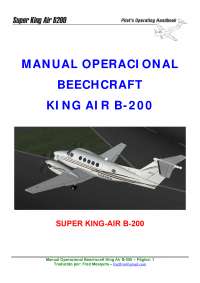 Manual operacional beechcraft king air b-200