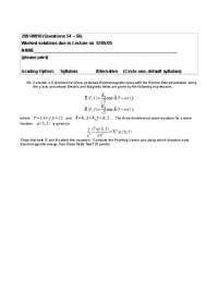 Electromagnetism Homework: Wave Equation, Polarization, and Reflection