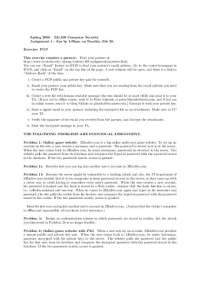 Computer Security Assignment 1: PGP Key Exchange and Online Game Website Authentication