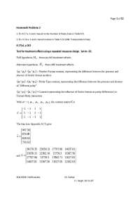 Homework Problems 3 - Applied Multivariate Analysis I | STAT 8108