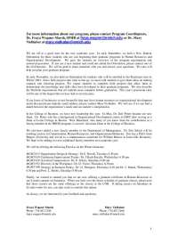 EMU HR & Organizational Development: Student Orientation, Courses & Alumni Achievements