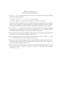 Homework 6 for AMS 205: Probability and Statistics