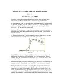 Homework 4 Questions with Solutions - Remote Sensing Ocean and Atoms | 670 451
