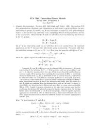 5 Questions on Generalized Linear Models with Solution | STA 7249