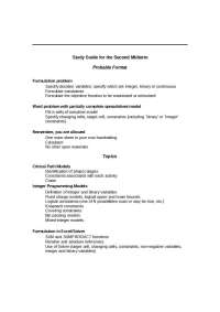 Study Guide for Midterm Exam on Operations Research and Linear Programming