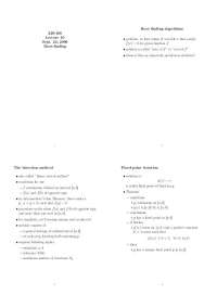 Root-Finding Algorithms: Bisection, Fixed-Point, and Newton-Raphson - Prof. Mary Kathryn C