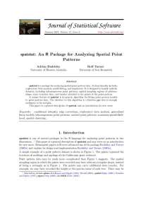 spatstat: An R Package for Analyzing Spatial Point Patterns