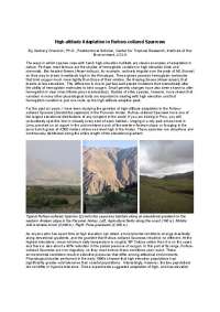 High-Altitude Adaptation in Rufous-collared Sparrows: Genetics and Gene Expression