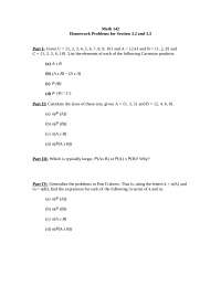 Homework Problems - Discrete Mathematics | MATH 142 - Docsity