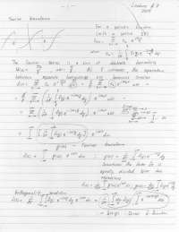 Fourier Transforms - Handwritten Notes | PHYS 475 - Docsity