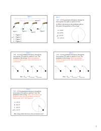 4 Questions with Solutions - 4 Quizzes - Physics 1 | PHY 2053 - Docsity