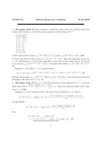 Solutions to Homework #3 - Introduction to Advanced Mathematics | MATH ...