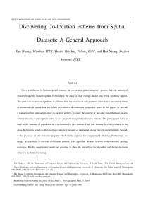 Discovering Co location Patterns from Spatial - Paper | 700 800 ...