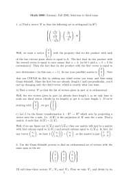 Solutions to Third Exam - Introduction to Linear Algebra | MATH 3000 ...