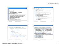 Two Quantitative Variables Interval Estimates | STAT 0200 - Docsity