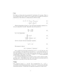 Solutions for Assignment 1 | Classical Mechanics | PHYS 105B - Docsity