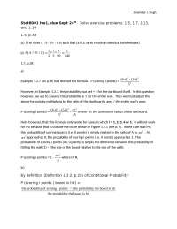 Assignment 1 Problems - Probability and Statistics Theory I | STAT 8001 ...