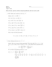 Practice Quiz #5 with Resolution - Calculus III | MATH 253 - Docsity