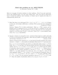 What Is The Problem Solving Problem Seminar Math 289 Docsity