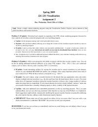 Assignment 2 Practice Problems on Visualization | 22C 251 - Docsity