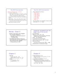 Physics I - Review Study for Exam 2 | PHY 2053 - Docsity