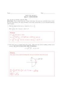 3 Questions With Solutions on Calculus II - Quiz 9 | MATH 1132 - Docsity