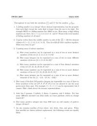 Assignment - Problem Solving in Discrete Mathematics | MATH 6105 - Docsity
