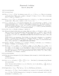 Elementary Analysis - Homework 4 Solutions | MATH 311 - Docsity