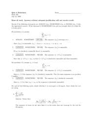 Quiz #4 Question with Solutions - Calculus III | MATH 253 - Docsity