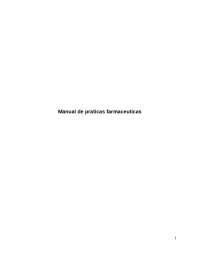Manual de praticas farmaceuticas