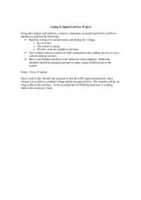 Analog and Digital LabView Project | EST 212