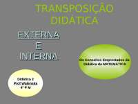 Transposição didática