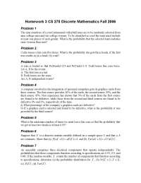 Homework III Problems - Discrete Mathematics | CS 275 - Docsity