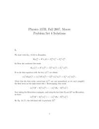 4 Solved Problems on Quantum Physics - Homework 4 | PHYSICS 137B - Docsity
