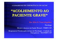 Humanização na Emergência: Qualidade do Atendimento e Acolhimento a Pacientes e Familiares