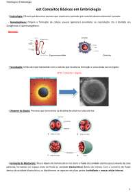 Embriologia e Histologia