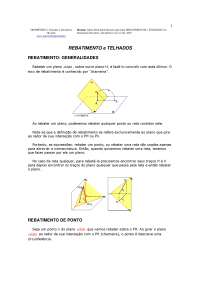 Rebatimento e Telhados