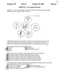 Principles of Biology I - Practice Questions for Exam 3 | BIOL 1107 ...