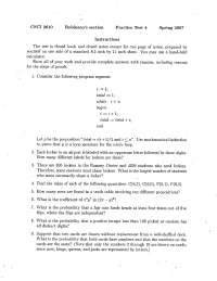Practice Test 4 for Discrete Mathematics for Computer Science | CSCI ...