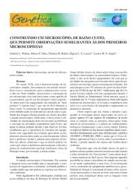 Como montar um microscópio caseiro