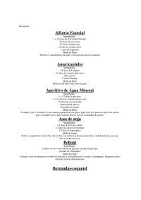 Receitas de Coquetéis e Bebidas